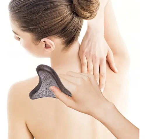 Masajeador Corporal Madera Gua Sha Stress Terapia China