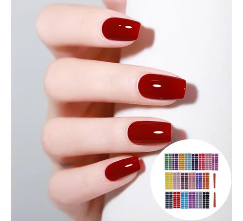 Mj * Pegatinas De Uñas De Gel Semicuradas Pegatinas De