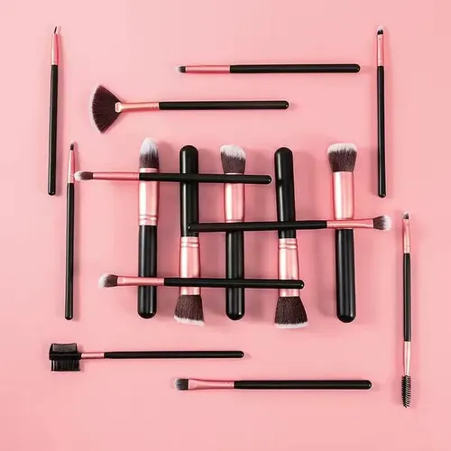 16 Pinceles De Maquillaje Set Herramientas De Maquillaje