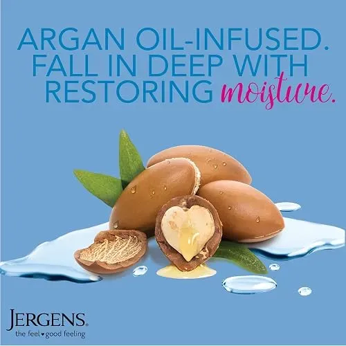 Jergens Locion Ducha Piel Seca Piel Mojada Aceite Argan
