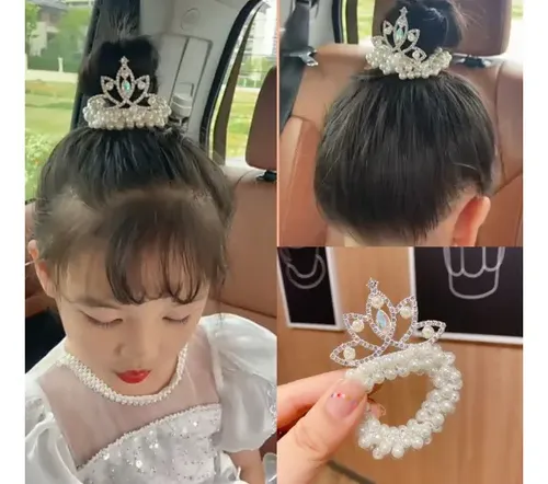 Accesorios De Diadema Crown Para Niñas Pequeñas Ps131 Blanco