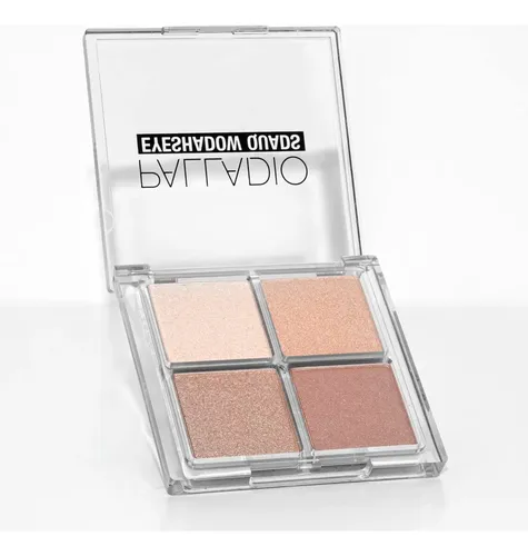 Sombra De Ojos Palladio Quads, Mate Mezclable Con Pigmentos