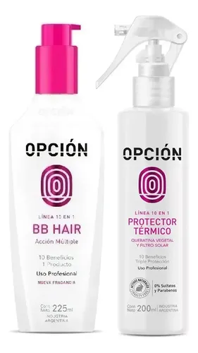 Protector Térmico + Bb Hair Linea 10 En 1 Opción Post Solar