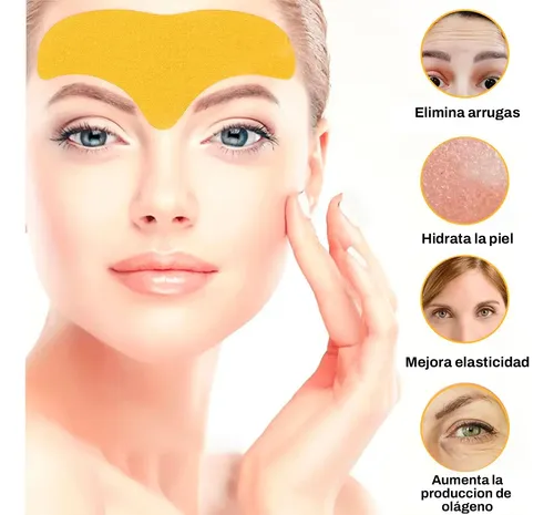 Parches Antiarrugas Frente Naturales Rejuvenece Hidrata X20