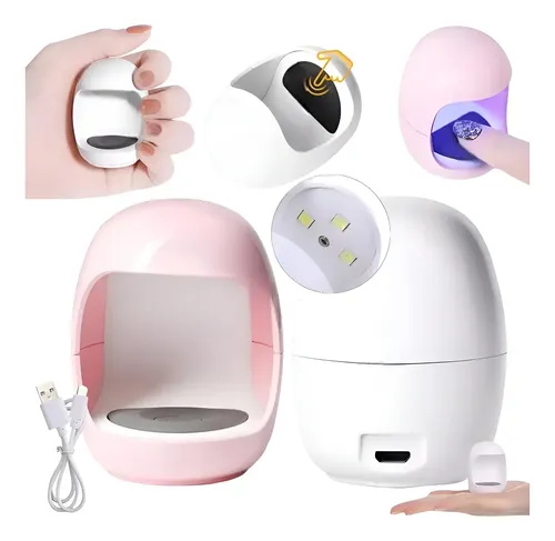 Cabina Uv Led Mini 6w Dedo Individual Manicuria Soft Gel