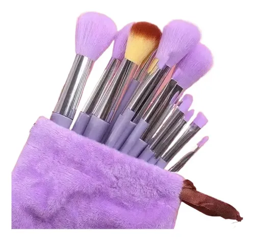 Kit Profissional De Pincéis De Maquiagem Com 13 Peças Em
