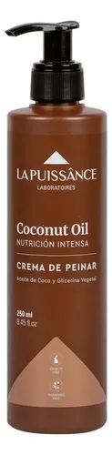 Crema De Peinar Coconut Oil La Puissance