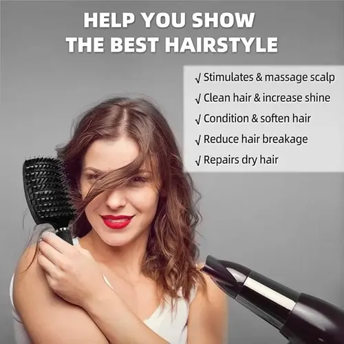 Cepillo Para Cabello/peine De Peluqueria De Curvo Masaje &ai
