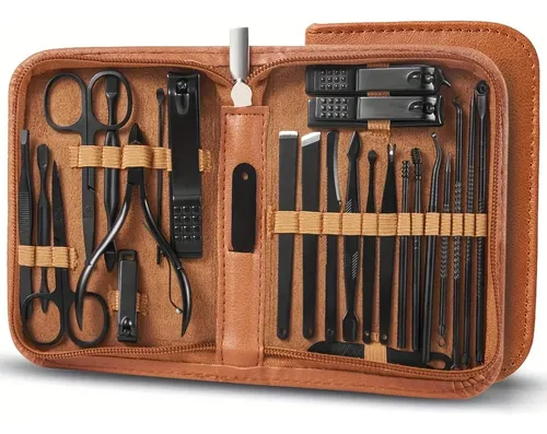 Set Manicura Pedicura 26 Piezas Acero Inoxidable