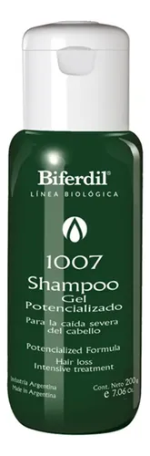 Shampoo Gel Biferdil 1007 Potencializado Caida Severa 200 Ml