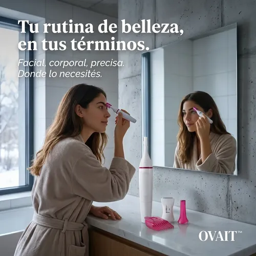 Depiladora Facial Cejas Corporal Mujer 5 En 1 Eléctrica