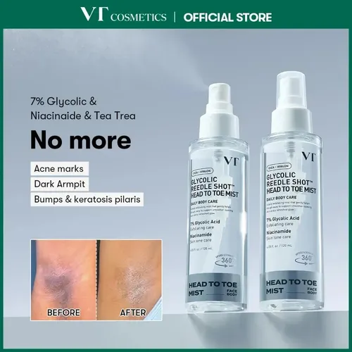 Vt Glycolic Reedle Shot Head To Toe Mist Exfoliante
