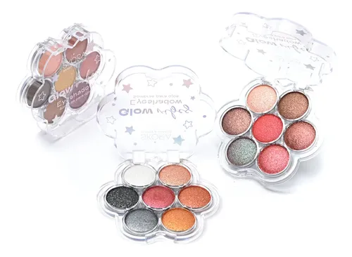 Sombra Para Ojos En Flor 7 Tonos Glow Vibes Skora