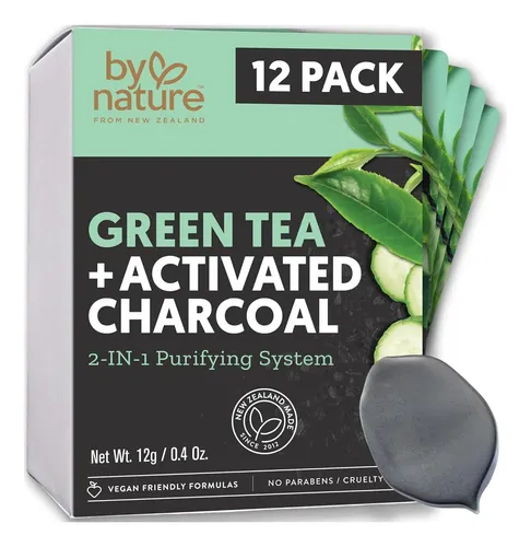 Mascarilla Capilar De Té Verde Y Carbón, Kit De 2 Pasos