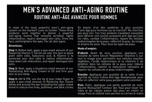 Cuidado De Piel Antienvejecimiento Avanzado Para Hombres De