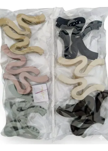 Broches Para El Pelo X12 Mate Cabello Mujer Urbanchic 1008