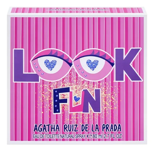 Perfume Agatha Ruiz de la Prada Look Fun Eau de Toilette Floral Cítrico 80ml Mujer