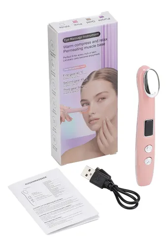 Dispositivo Facial Vibratorio Con Masajeador En Compresa Eye