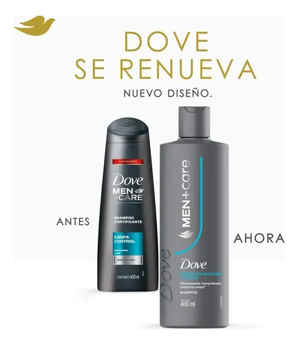 Shampoo Control Caspa Men+ care 400ml Dove