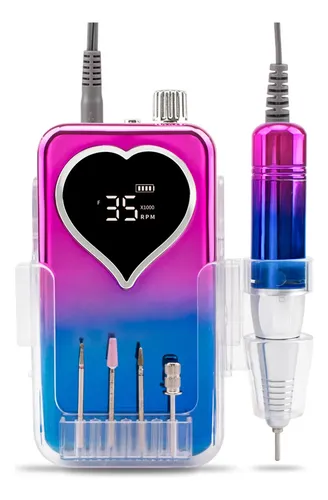 Máquina De Limar Uñas Eléctrica, 0-35000 Rpm, Recargable