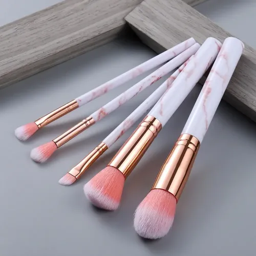 Set 10 Brochas Pinceles Excelente Calidad Con Estuche