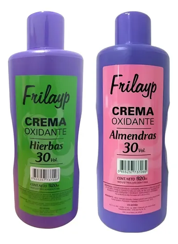 Crema Oxidante Agua Oxigenada De Hierbas Frilayp 30vol 920ml