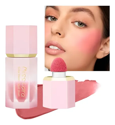 Rubor Líquido Con Esponja Aplicadora – Miss Lara Tono Del Maquillaje 06