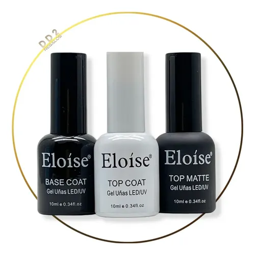 Top Coat Y Base Coat Matte Eloise Semipermanent Esmalte 10ml