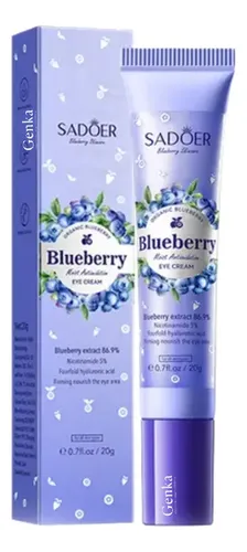 Contorno De Ojos Blueberry Arandanos Acid Hialu 20g Sadoer