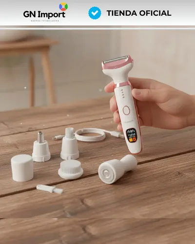 Depiladora Mujer Eléctrica 5 En 1 Facial Cejas Usb Portatil