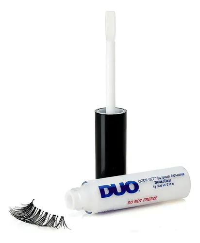 Pegamento para Pestañas Duo Quick-Set con Secado Rápido y sin Látex