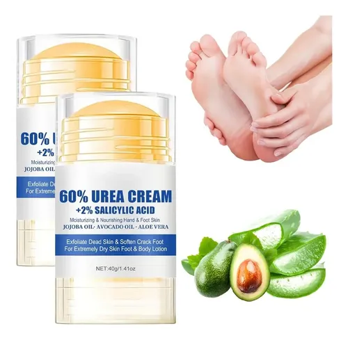 Crema Exfoliante Para Pies Con 60% De Urea, Crema Exfoliante