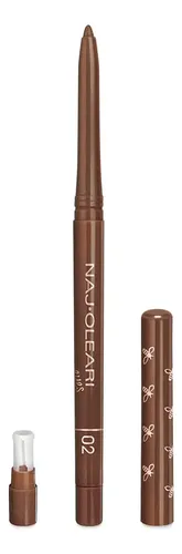 Naj Oleari Irresistible Eyeliner&kajal Pearly Midnight Blue Color 02 Golden Brown