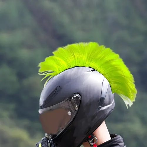 3 Pelucas De Casco, Peluca De Pelo Punk, Peluca De Verde