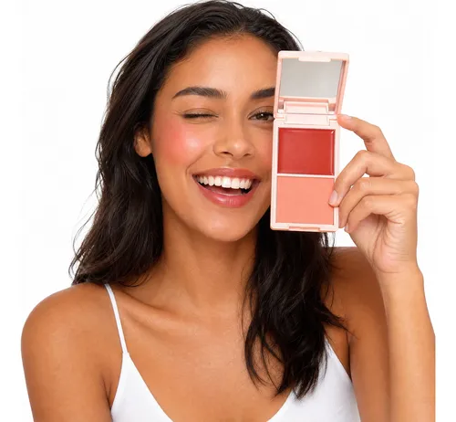 Paleta Rubor Crema Y Polvo 8.5g Para Rostro