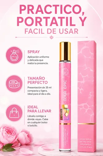 Pack X5 Perfume Odor Epic Tubito Fragancias Árabe 35ml Unisex Importado