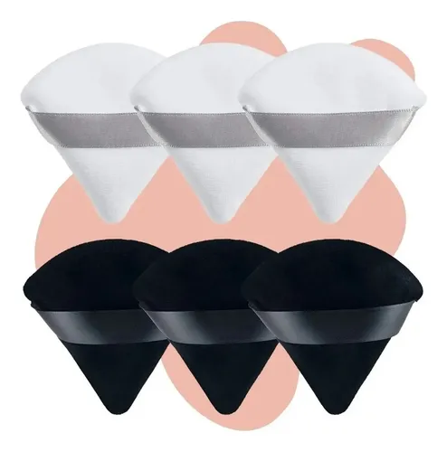 60×esponja Maquillaje Polvo Base Triángulo Cosméticos Honyin