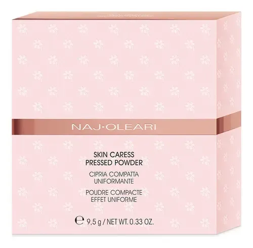 Polvo Naj Oleari Skin Caress Pressed Powder 02 Peach Pink