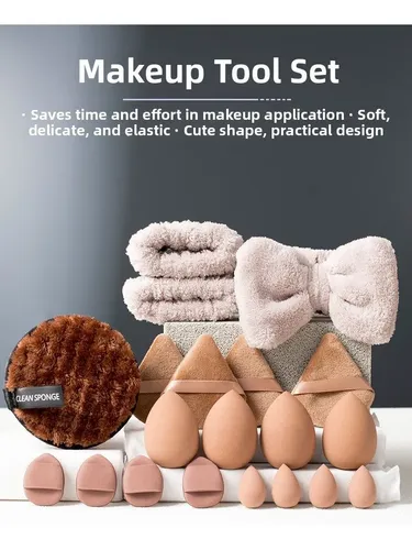 20kit Piezas Esponja Maquillaje En Polvo Beauty Blender