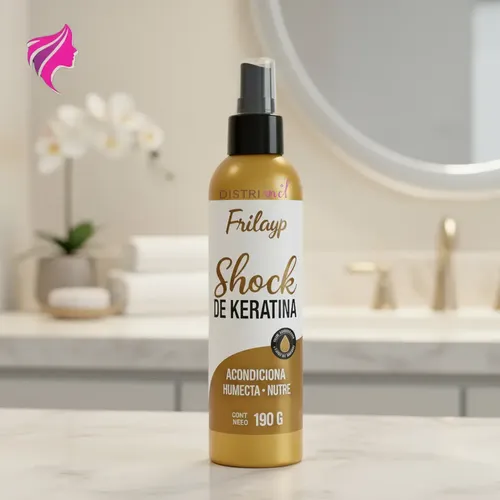 Frilayp Spray Shock De Keratina X190g Humecta Acondiciona