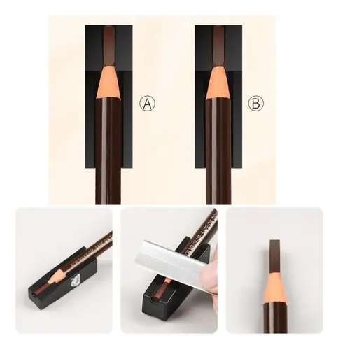 Sacapuntas Para Lápices De Cejas, Afilador De Microblading