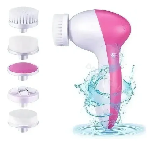 Cepillo Limpiador Facial 5 En 1 Masajeador Exfoliante