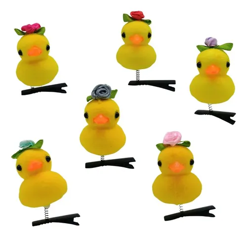 Pinza For El Pelo Con Forma De Patito, Accesorio, 8 …..