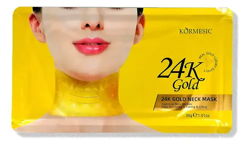 Pack Mascarilla Reafirmante Cuello Colágeno 24k Gold X3