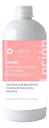 Locion Antibacterial 500 Ml Libra Cosmetica