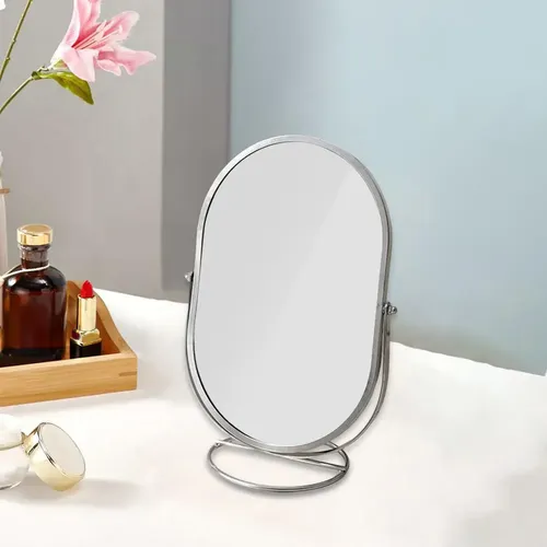 Table Mirror With Stand, Makeup Mirror! -///