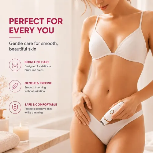 Depiladora Facial For Mujer, Afeitadora Corporal Y