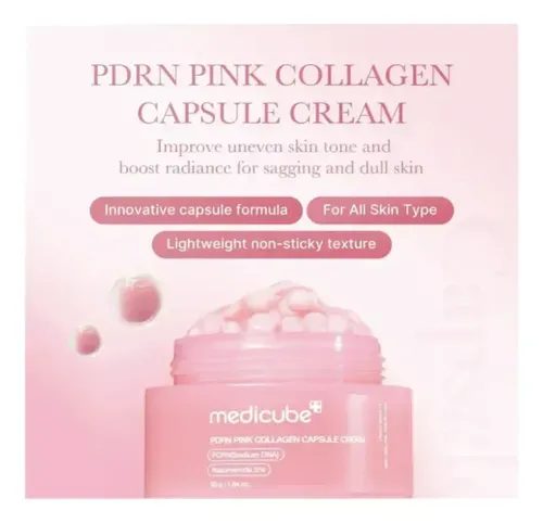 Medicube Korea Medicube Pdrn Pink Collagen Crema De Cápsulas