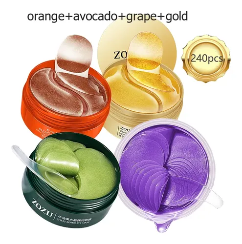 120 Pares De Parches Para Ojos, Ácido Hialurónico, Color Dor