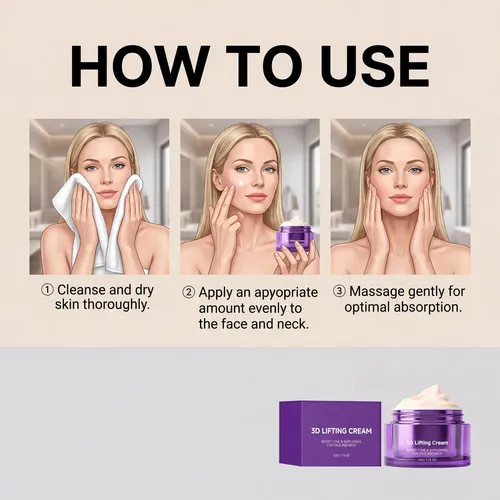 Crema Lifting 3d Rostro Cuello 50 G Todo Tipo De Piel Día/noche